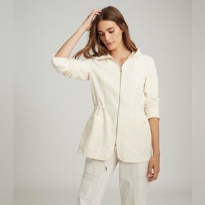 NWTS REISS BLYTHE SHORT PARKER JACKET SIZE US 6 COLOR NEUTRAL